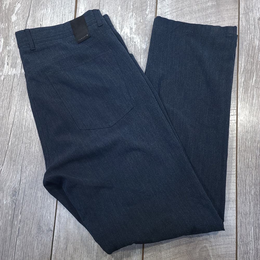 Alberto Stone Ceramica Pants Mens 36x32 Blue Modern Fit Trousers Dress Work
